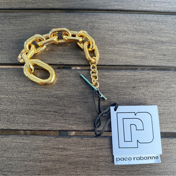 Paco Rabanne Oversized Chain Bracelet – Runway Style – Full Set w/ Box & Tag - Picture 2 of 6